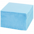 Салфетки бумажные, 250 шт., 24х24 см, ЛАЙМА, синие (пастель), 100% целлюлоза, 111951, ЛАЙМА