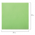 Салфетки бумажные, 250 шт., 24х24 см, ЛАЙМА, зеленые (пастель), 100% целлюлоза, 111952, ЛАЙМА
