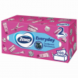 Салфетки косметические, 100 шт., ZEWA 'Everyday', 2-х слойные, в картонном боксе, белые, 24516, 6286, ZEWA