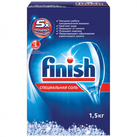 Соль от накипи для посудомоечных машин 1,5 кг FINISH, 3012703, FINISH