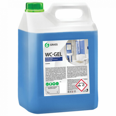 Средство для уборки сантехнических блоков 5,3 кг GRASS WS-GEL, кислотное, гель, 125203, Grass