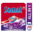 Таблетки для посудомоечных машин 48 шт. SOMAT 'All-in-1', 2359002, SOMAT