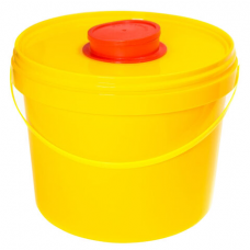 Контейнер для сбора отходов острого инструмента 2 л КОМПЛЕКТ 60 шт., желтый (класс Б), СЗПИ