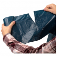Мешки для мусора с завязками LAIMA 'ULTRA', 60 л, синие, 15 шт., особо прочные, ПСД 30 мкм, 60х70 см, 607696