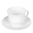 Набор чайный на 6 персон, 6 чашек объемом 220 мл и 6 блюдец, белое стекло, 'Trianon', LUMINARC, E8845