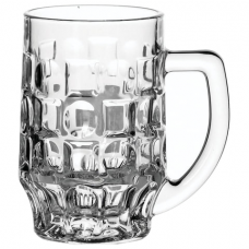 Набор кружек для пива, 2 шт., объем 500 мл, фактурное стекло, 'Pub', PASABAHCE, 55289