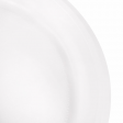 Одноразовые тарелки плоские, КОМПЛЕКТ 100 шт., пластик, d=220 мм, 'СТАНДАРТ', белые, ПП, холодное/горячее, LAIMA, 602649
