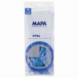Перчатки латексные MAPA Superfood/Vital 177, внутреннее хлорированное покрытие, размер 7 (S), синие