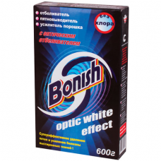 Средство для удаления пятен 600 г, BONISH (Бониш) 'Optic white effect', без хлора