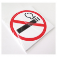 Знак 'Знак о запрете курения', диаметр 200 мм, пленка самоклейка, 610829/Р 35Н