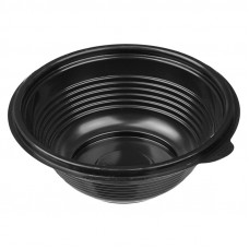 Тарелка одноразовая для супа 350 мл черная (540 шт/уп)