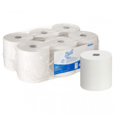 Бумажные полотенца в рулонах Scott® Control белые двухслойные (6 рулонов по 200 метров), арт. 6699