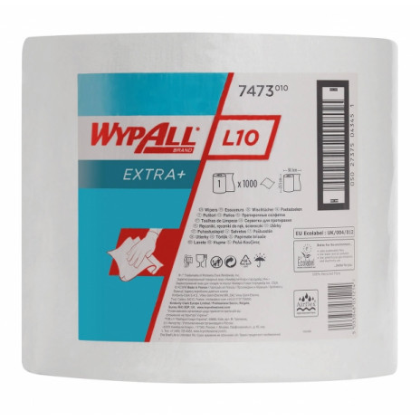 Протирочные салфетки WYPALL* L20 большой рулон, 1000 листов, арт. 7473, Kimberly-Clark