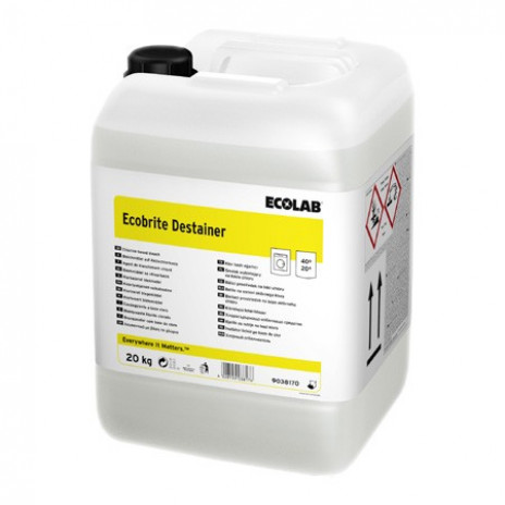 Хлорсодержащий отбеливатель ECOBRITE DESTAINER, 18,1 L / 20 KG, 20 кг, арт. 9038170, Ecolab