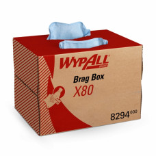 Протирочный материал в коробке WypAll X80 голубой (1 коробка 160 листов), арт.8294