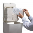Диспенсер для сложенных бумажных полотенец, сложение Interleaved, на 4 пачки, белый, арт. 9962, Kimberly-Clark