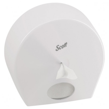 Диспенсер Aquarius для туалетной бумаги с центральной вытяжкой Scott Controll, 31.3×12.7×30.7 см, белый, арт. 7046, Kimberly-Clark